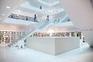 Stuttgart public Library - interiors
