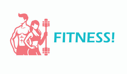 logo for a fitness and sports gym
