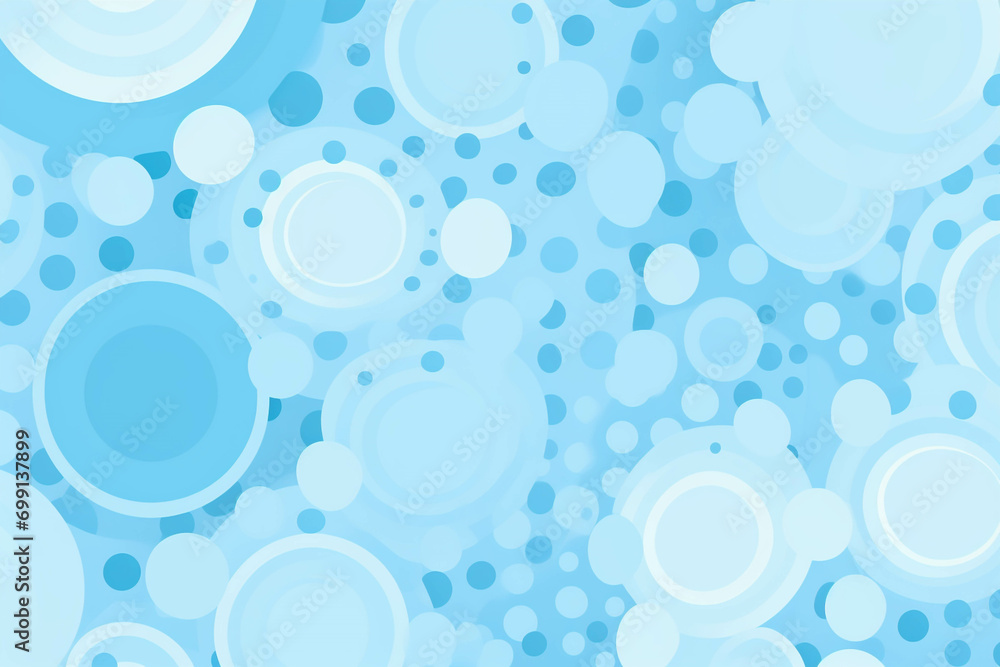 Poster blue circle pattern background image.