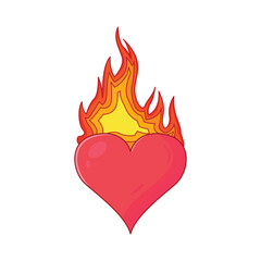 passion heart illustration