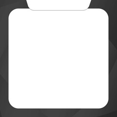 black square frame abstract