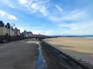 Saint-Malo, plage du Sillon