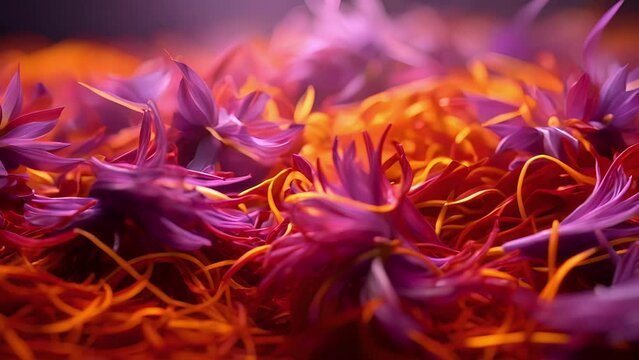 The soft strands of saffron, known for their hypnotizing aroma and ability to inspire feelings of love and devotion.