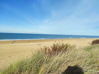 Plage sauvage du pays basque