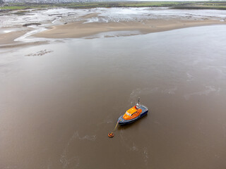 Life boat in the estuary 