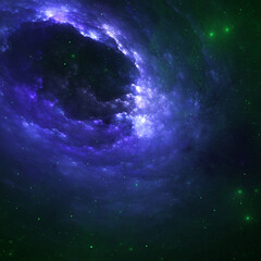 Beautiful Celestial Space Background Wallpaper