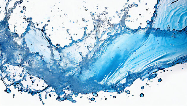 Blue water splash background. Vector illustration eps10. Water splash
