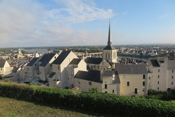 Blick auf Saumur, Loire