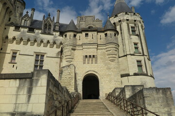 Fototapeta na wymiar Schloss Saumur, Loiretal
