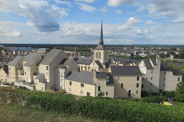 Blick auf Saumur, Loire