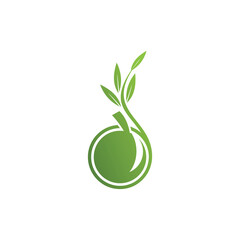 Olive logo vector template symbol element nature