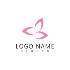 Lotus logos vector template symbol element nature