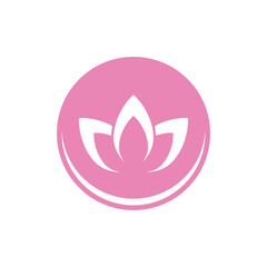 Lotus logos vector template symbol element nature