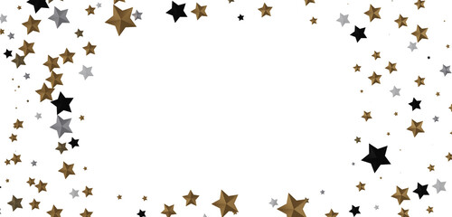 Golden Stardust Cascades in Mesmerizing 3D Rain Illustration