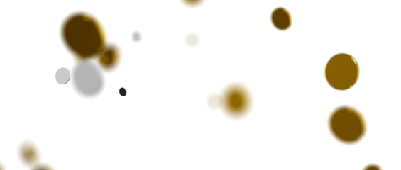 gold  Celebration: Captivating 3D Illustration of Shimmering gold Confetti