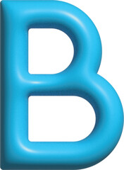 Fototapeta premium Letter B 3d icon