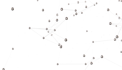 Concept of Network, internet communication. 3d illustration