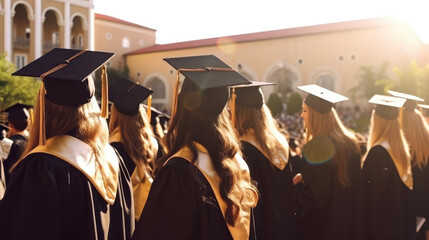 Obraz premium University graduation celebration