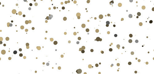 Euphoric Eruption: Magnificent 3D Illustration Showcasing Bursting gold Confetti