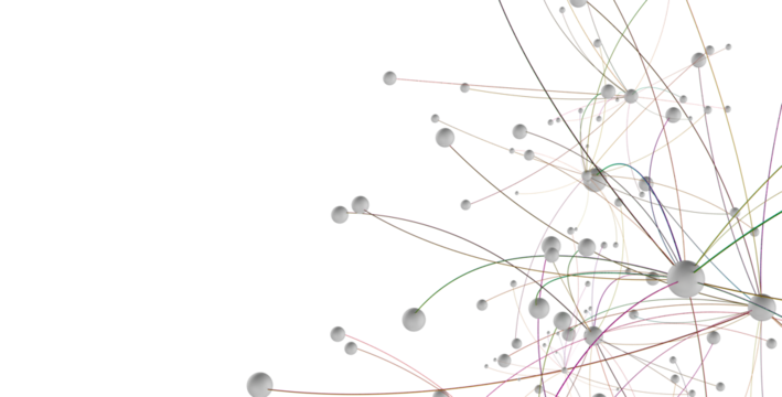 Abstract futuristic - technology with polygonal shapes on dark blue background.