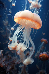 Jellyfish in the ocean. 4.jpg
