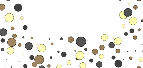 Glittering Triumph: Mind-Blowing 3D Illustration of gold  Confetti Celebration