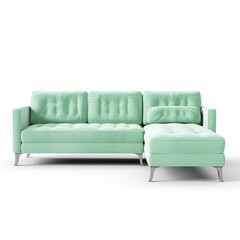 Sectional sofa mintgreen