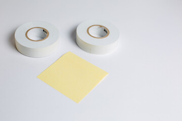 White electrical tape for insulating wires