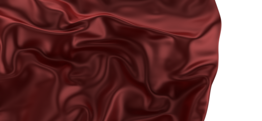 Сovered with a red cloth background