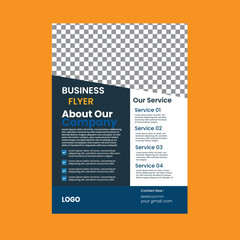 Corporate business flyer template design set with blue,   marketing, business proposal, promotion, advertise, publication,Corporate business flyer template with blue geometric shapes

