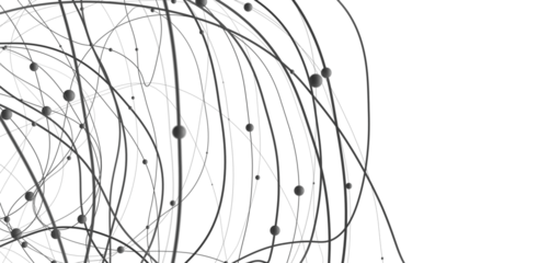 Falling cyber particles. Big data stream. 3d