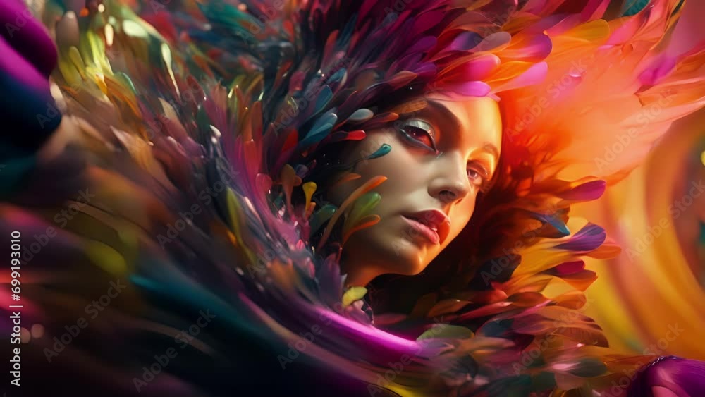 Poster indulge your senses in a psychedelic feast of pulsating colors and mindbending visuals, where every 