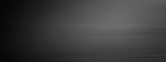 black, grey and silver gradient modern abstract background with speed line glowing movement. high-speed light effect for luxury concept background. metallic horizontal backdrop.