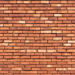Fototapeta premium Old red brick wall texture background. Red brick wall texture background.