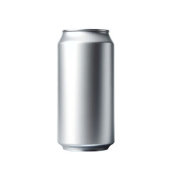 Obraz premium blank aluminum can isolated