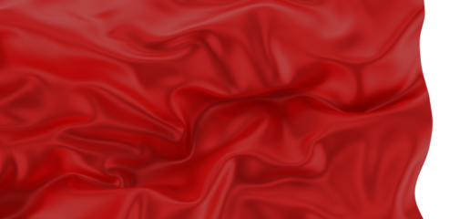 Сovered with a red cloth background