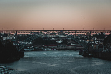 Rio Douro Ponte Por do sol