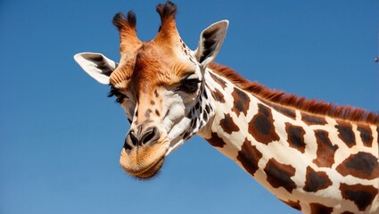 portrait of a giraffe