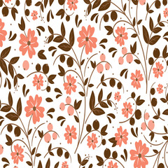 seamless pattern with flowers
