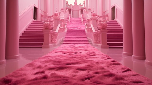 pink carpet.