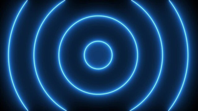 abstract background with glowing circles 4k