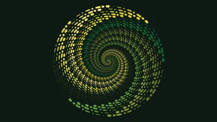 Fotobehang Abstract spiral sunburst round spinning background.  © Md