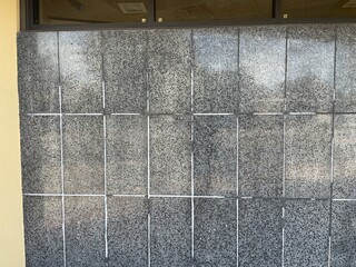 Decorative concrete surface on a window vintage textures