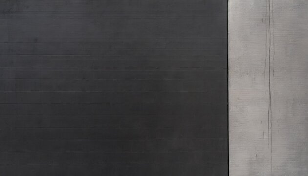 Sfondo orizzontale texture muro grigio e nero generato con ai