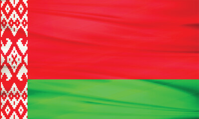 Illustration of Belarus Flag and Editable Vector of Belarus Country Flag