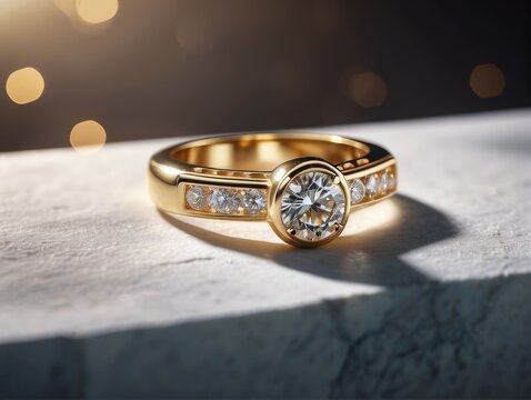 ring with diamonds