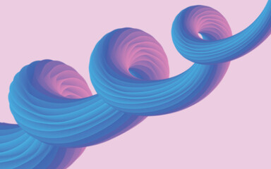 Vector 3d creative abstract gradient wavy fluid banner background landing page modern style