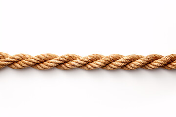 A length of cord disconnected against a plain setting.