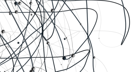 abstract futuristic network on background illustration