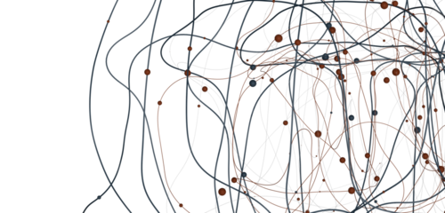 abstract futuristic network on background illustration